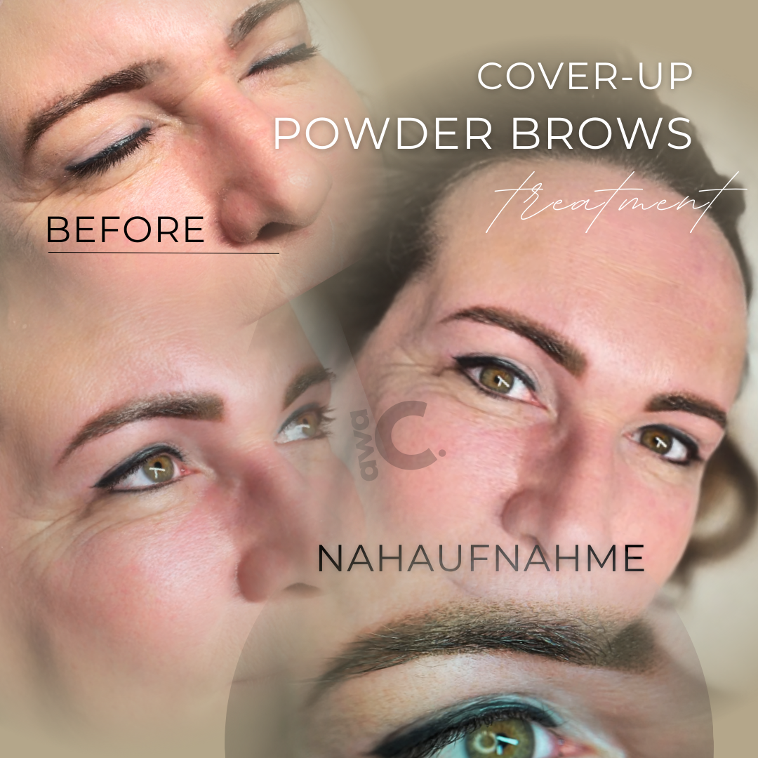 Vorher Nachher Cover-up Powder Brows