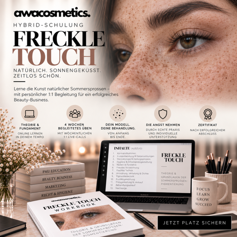 Handpoke Freckles Hybrid Schulung in Grevenbroich