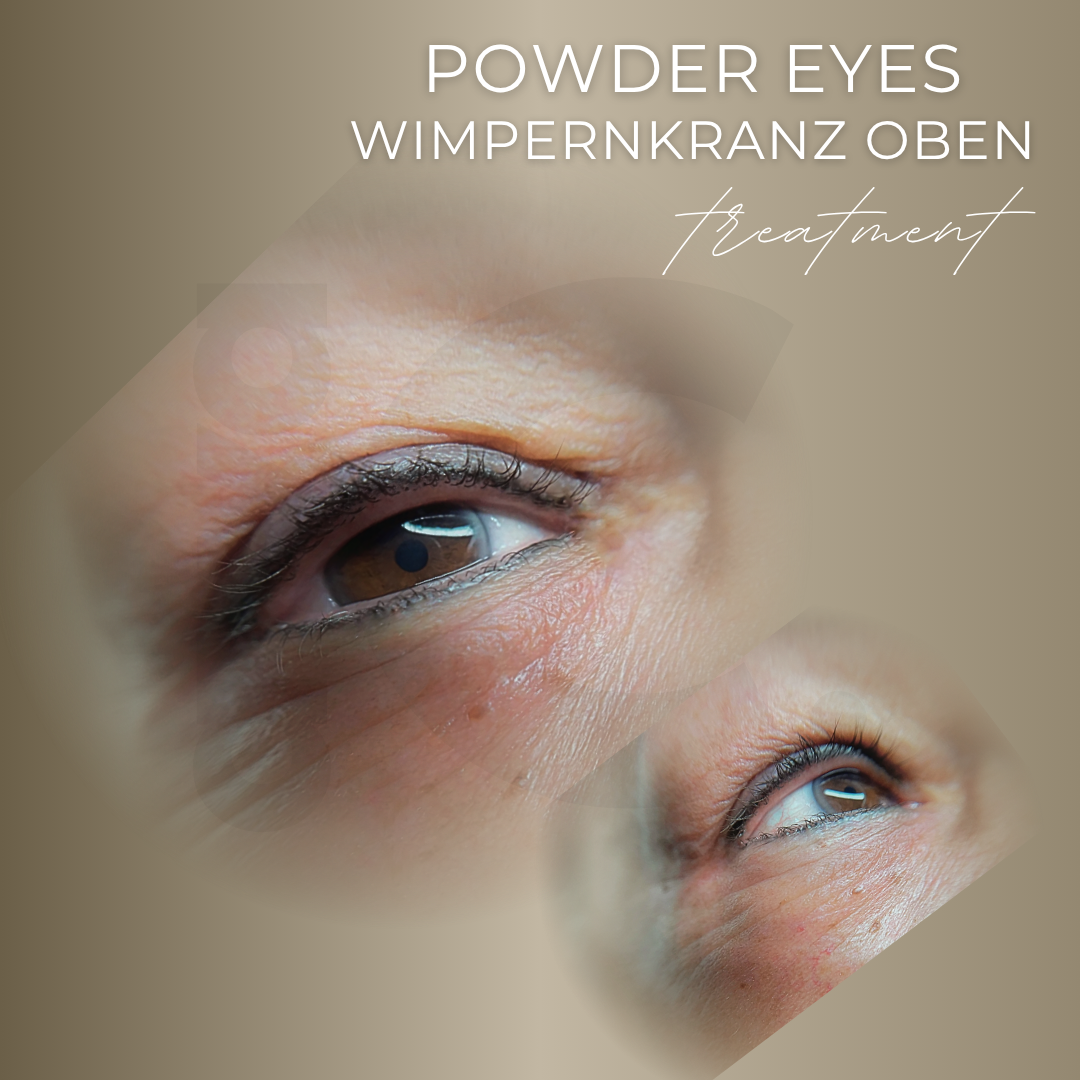 Wimpernkranzverdichtung Powder Eyes Permanenter Eyeliner