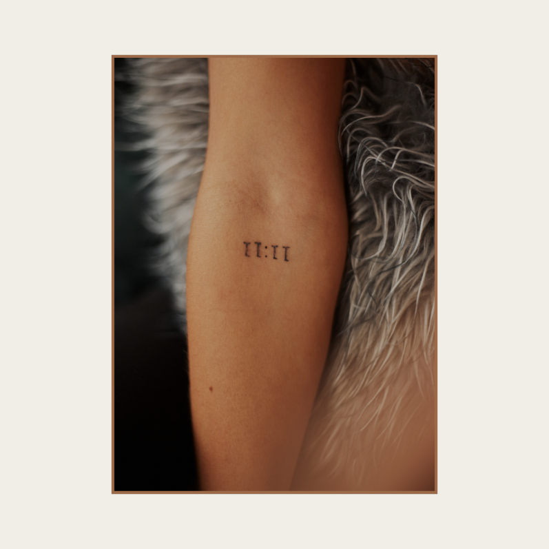 Fineline Tattoo Lettering Dotwork Mandala zum Festpreis bei awacosmetics Rhein-Kreis-Neuss