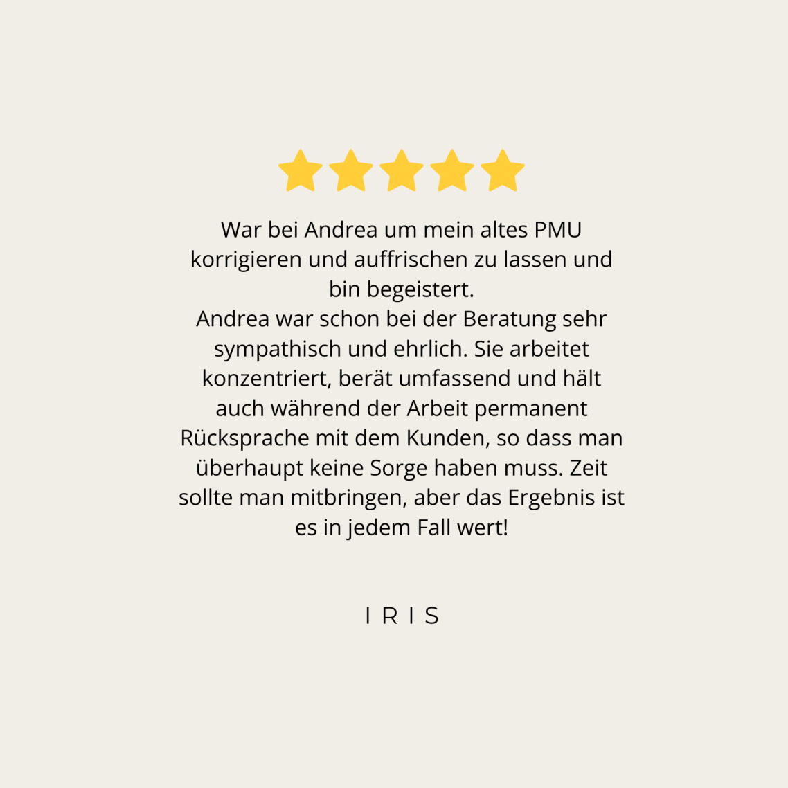 Feedback Cover Up PMU Augenbrauen und Eyeliner